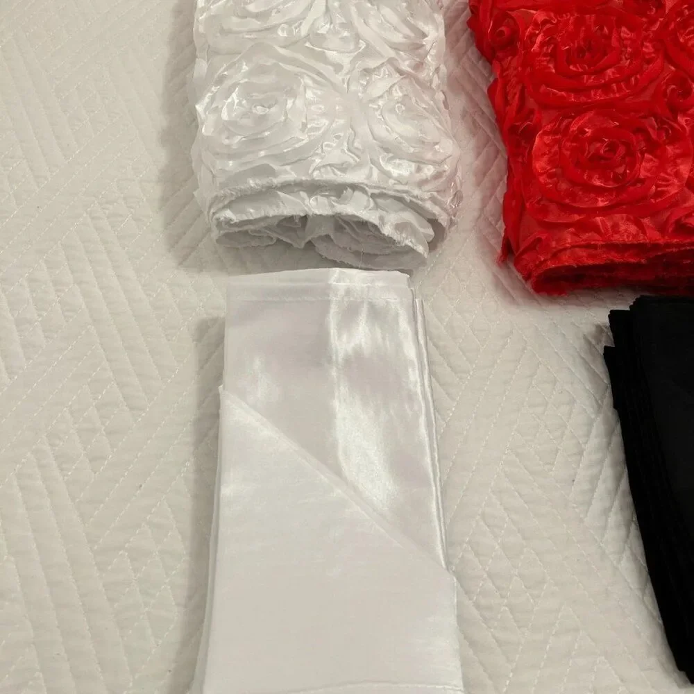 Premium Event Linen Sets - Runners & Napkin Bundles (4 SETS)